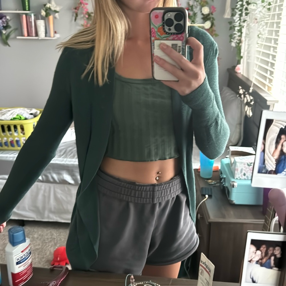 Green Cardigan